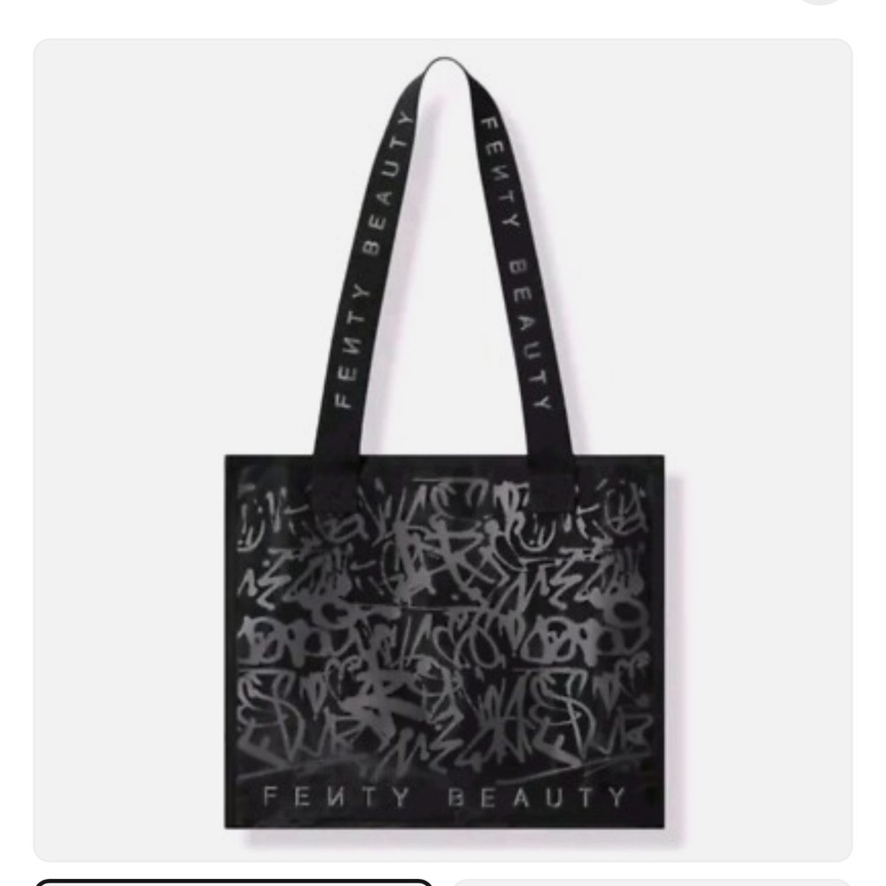 Fenty Beauty Graffiti Black Tote